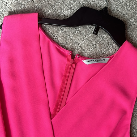 Amanda Uprichard Hot Pink Romper - Picture 3 of 4